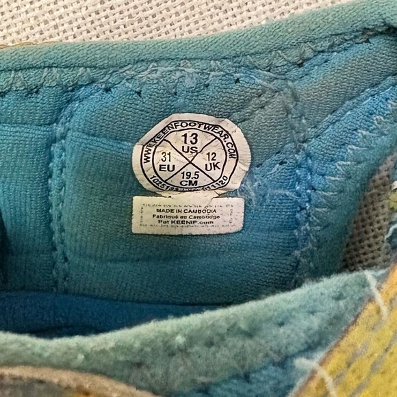 Keen Girls 13 Newport H2 Blue Rainbow Kids Sandals Water Shoes Outdoor Hiking - Picture 7 of 7